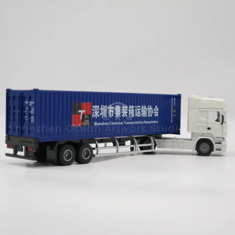 loas container model factory shipping gift customized 150 szs alloy material truck toy scale model-5