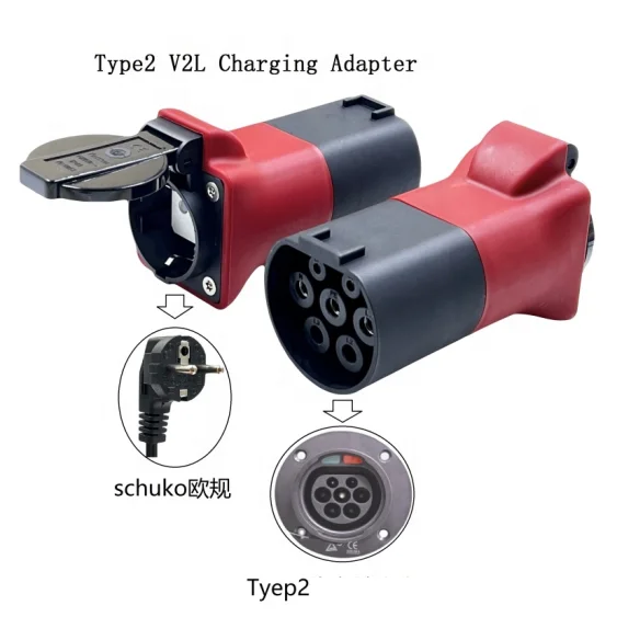 AOTAI EV charger connector For Green Car type 2 to Schuko adapter EV adapter for BYD Xiao Peng Car factory