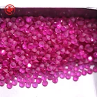 Ruby Corundum Ruby Factory Direct Wholesale Diamond Cut 5A Round Shape Ruby 5# Synthetic Corundum For Jewelry Making