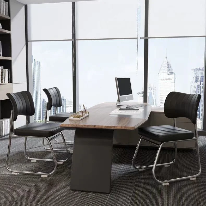 Office Chair Metal Leg Ergonomic Office Chair Wholesale for School Living Room Outdoor Hotel Hall Use