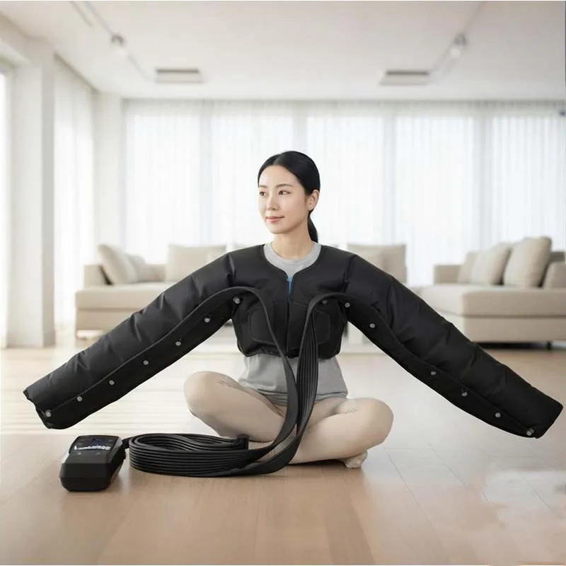 8 Odalı Presoterapi Ceket ve Pantolon Lenf Drenaj Makinesi Takımı