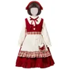 headband, top, dress, apron
