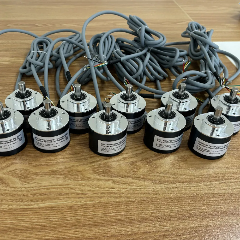 12 Bit 60mm Absolute Rotary Encoder With Digital Output & Optical ...