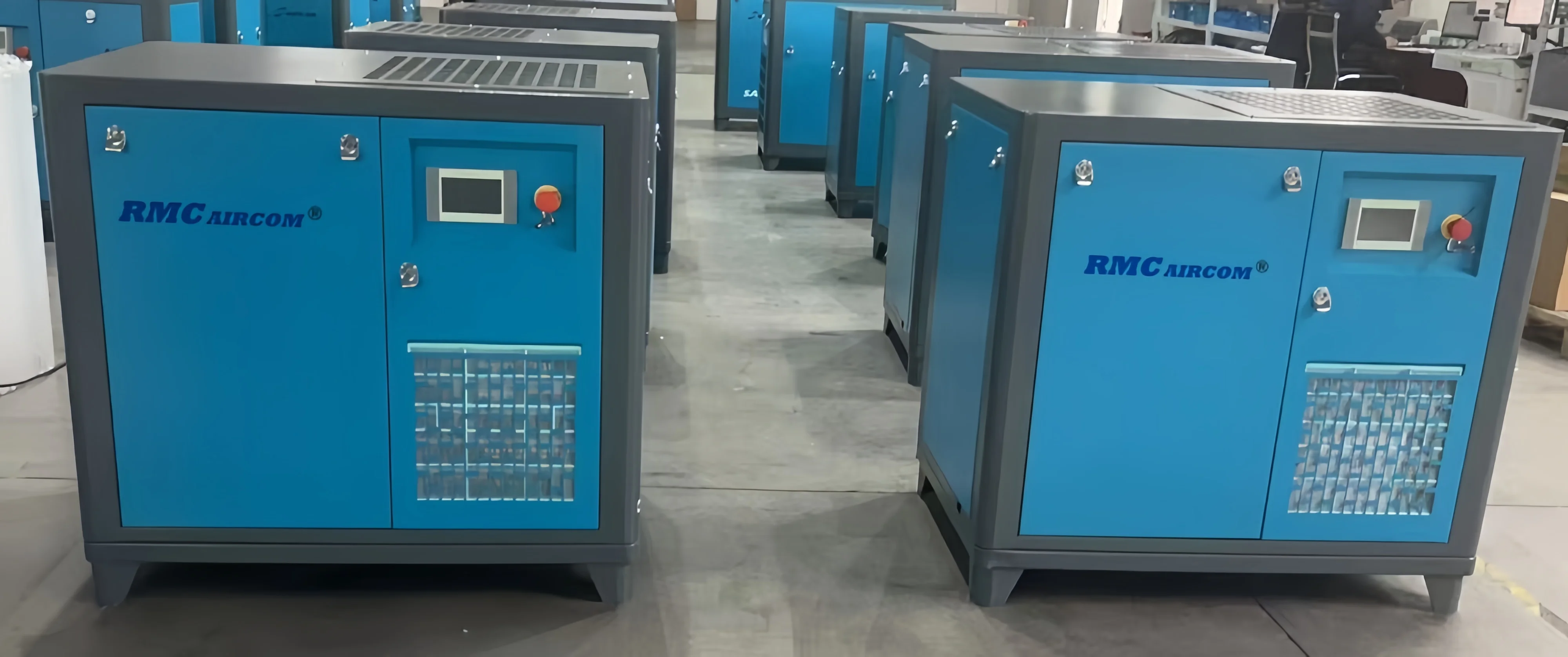 11kw 10hp 8bar 10bar 13bar Oil Injection Stationary Screw Air ...