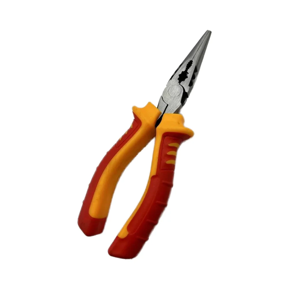 DIY Grade Combination Pliers Soft Grip Plastic Handle Hand Vise Serrated Jaw Wire Cutting Metric OEM Supported