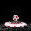 Alfombra antideslizante de piel de visón rojo brillante