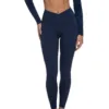 Midnight blue trousers-v waist