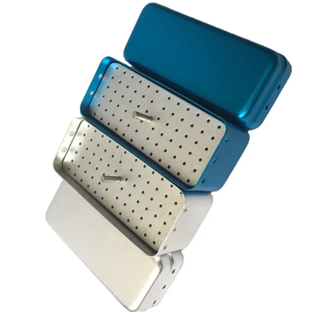Hot Sale  72-Hole Autoclavable Box (Dual core)  Dental 72-Hole Bur Disinfection Box