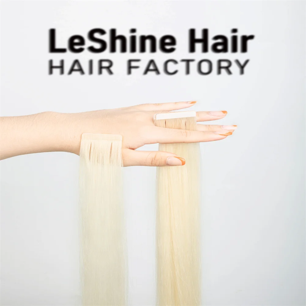 LeShine Hot Selling Tape In Human Hair Extensions Wholesale Remy Hair Cuticle Intace Tape Ins Extension factory