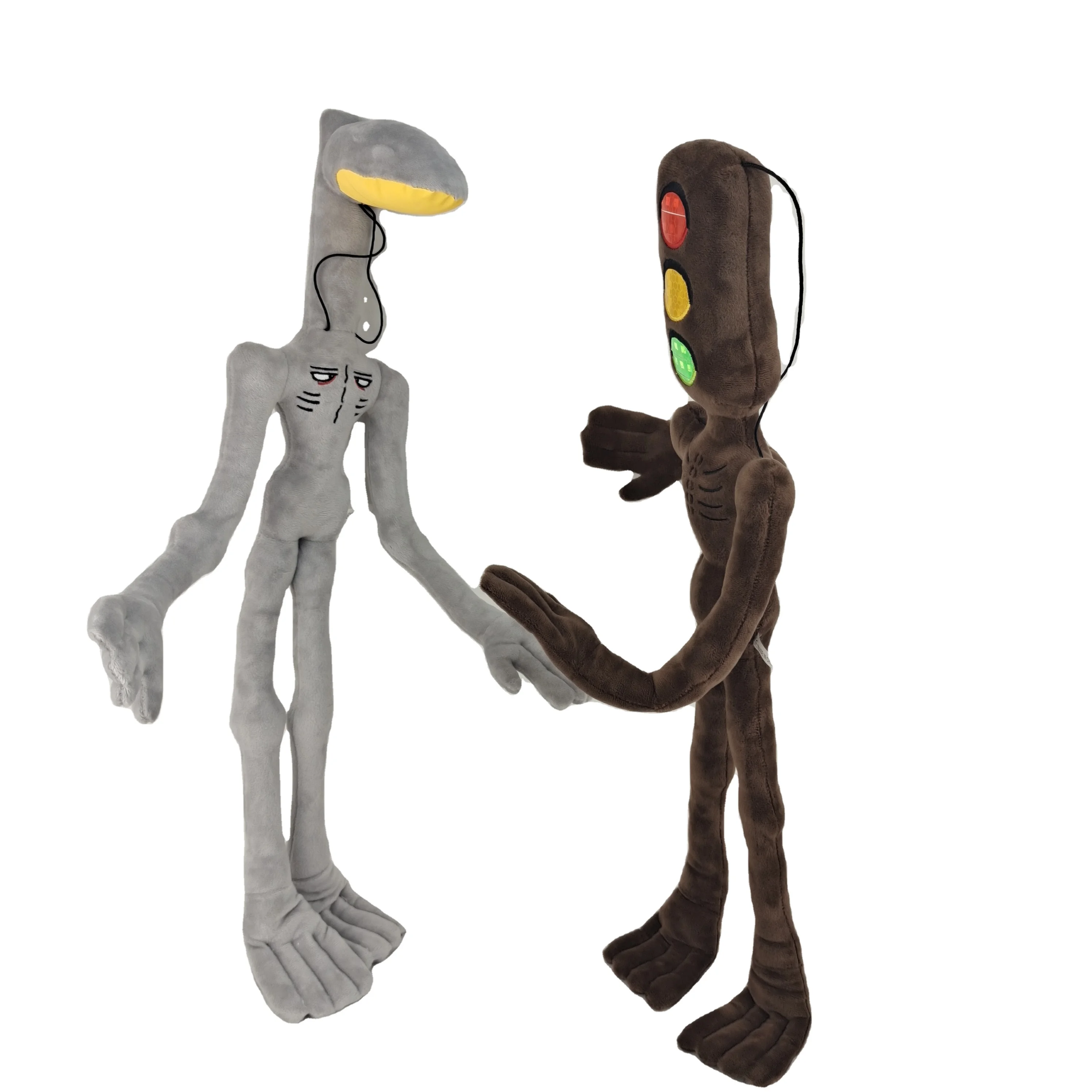 Figuras de acción de cabeza de tráfico de dibujos animados para niños,  juguetes de felpa de cabeza de sirena