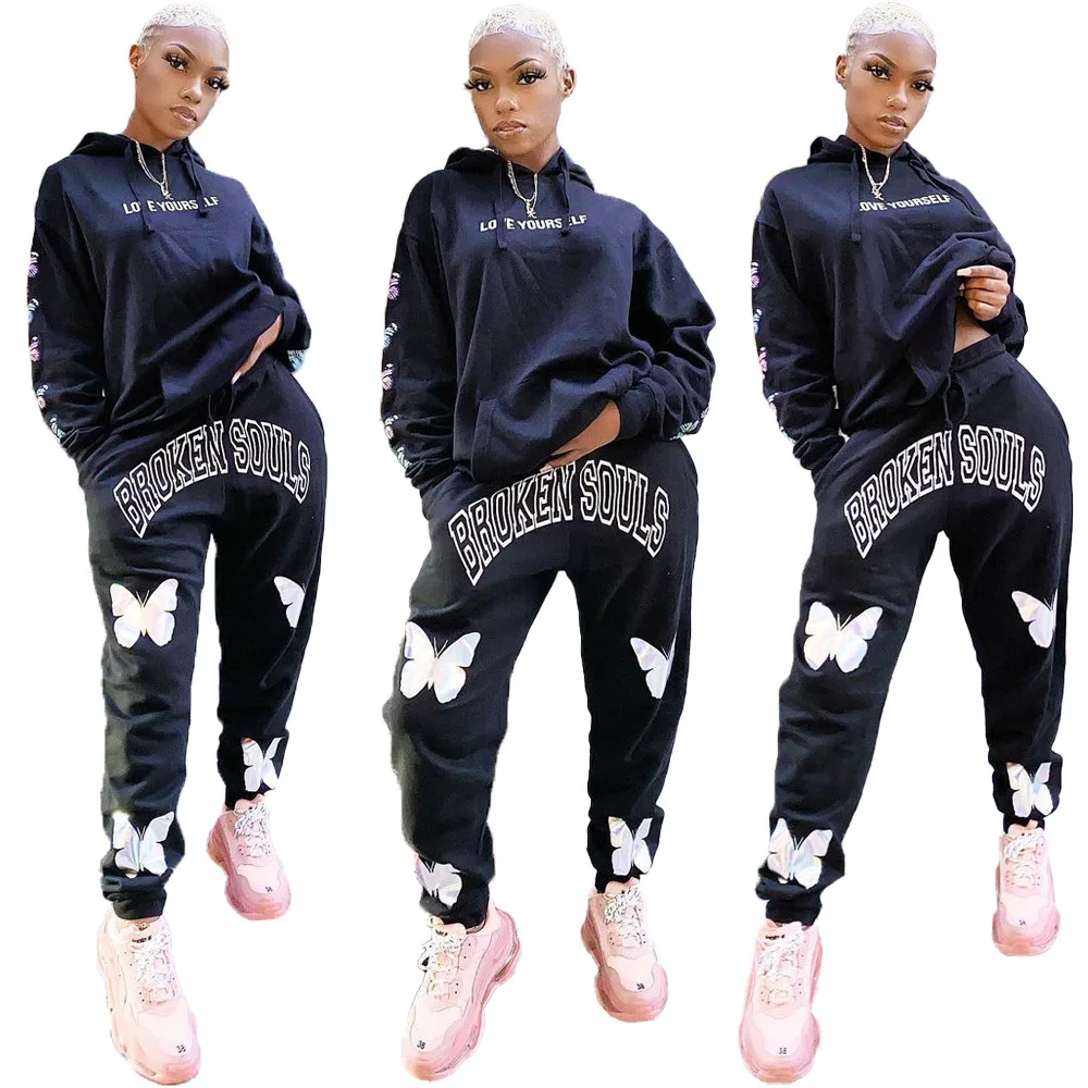 2021 Trendy Women Jogger Sportwear Clothing Ladies Vetement Tracksuit  Printed Casual Ropa Mujer Women 2 Piece Pants Set Outfit - Buy Over Size  Oversize Plus Size Women Lady Female Sexy Xs S M L