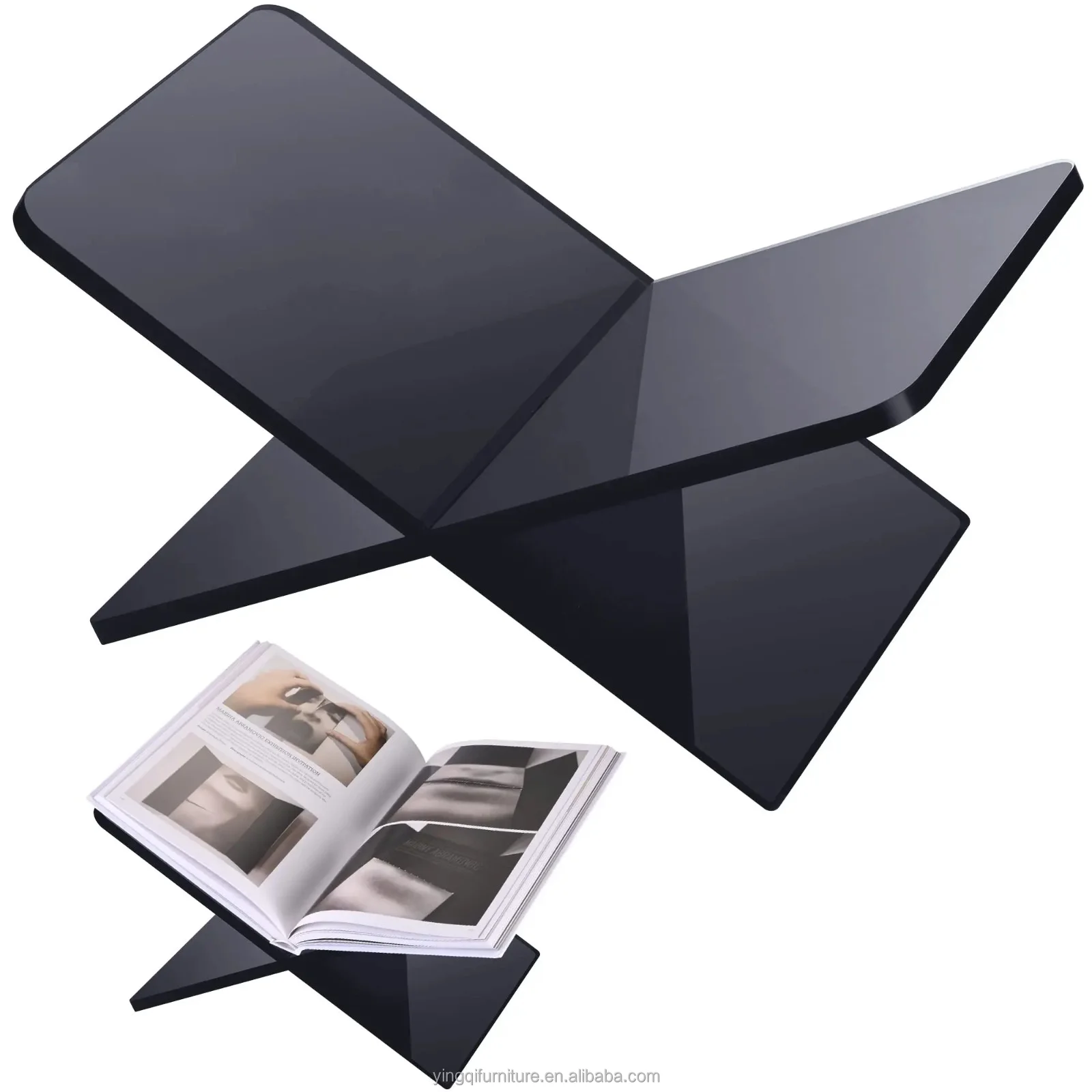 Clear Acrylic Open Book Display Stand Magazine And Book Holder Buy