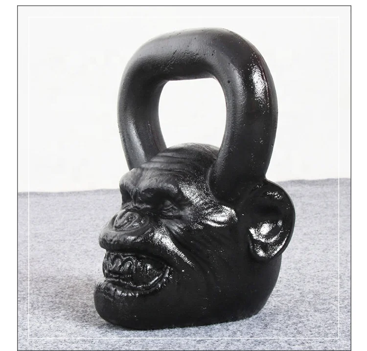 Pesas Rusas Kettlebell De Hierro Fundido Gorilla Sports De A