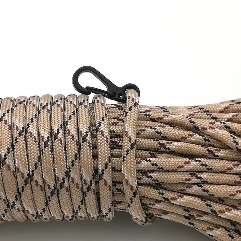 Mini Carabiner Spring Backpack Clasps Climbing Carabiners Equipment Survival Paracord Snap Hook Keychain Buckle Clip