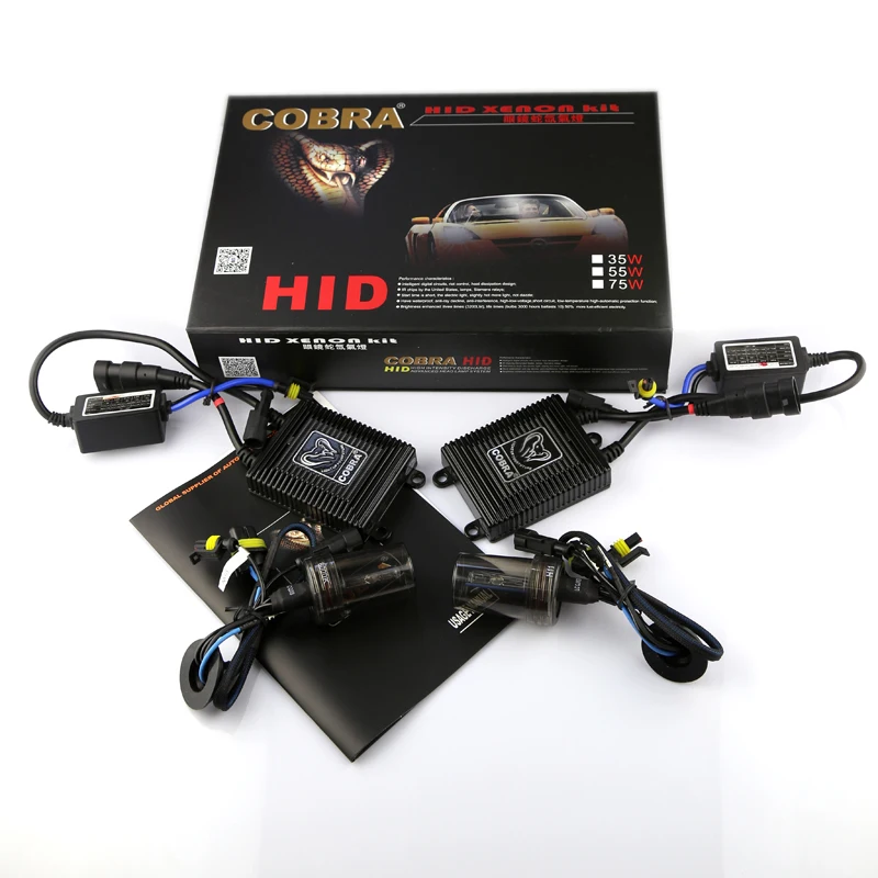 Cobra Hid Kit Xemon Car Headlight Bulbs - Bright & Durable