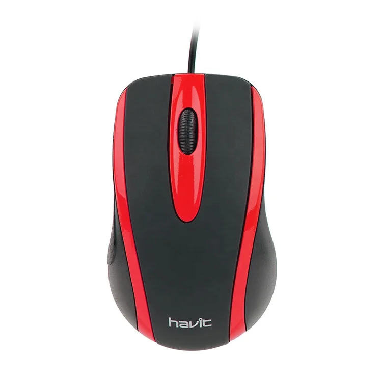 Hv-Ms753 Havit дешевой оптовой Ergonomico Souris логотип personnalisable компьютер аксессуар отделения Usb сандалии с изображением «Минни Маус» Проводная клавиатура для ПК Lapt