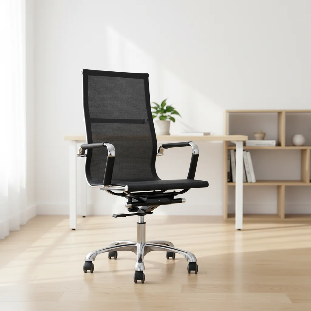 Modern Ergonomic Leather Breathable Adjustable Height Conference Chair for Home Office and Training 6