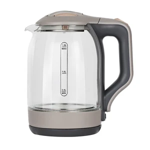 Fashion Design Electric Glass Kettle 1.8L Water Heater with Boil Dry Protection