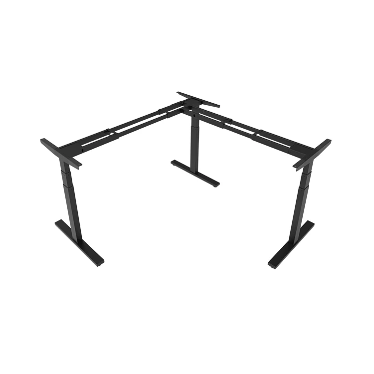 Электрический регулируемая высота офисный стол исполнительный L в форме мебель офис белый comput