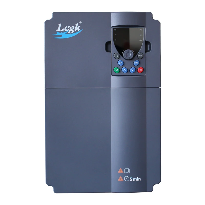 LCGK Vector Frequency Converter 380V Vfd 220V Single Phase 3 Phase Motor Governor Fan and Water Pump Motor Speed Regulation