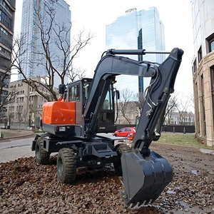 Hydraulic Grapple Excavator Forestry Machine 6ton Wheel Excavator with EPA and EuroV Engine