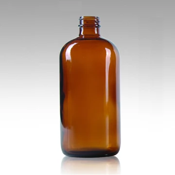 Wholesale 15ml 30ml 60ml 120ml 240ml 480ml 960ml Amber Glass Bottle boston Round Glass Bottle