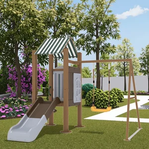 High Quality Outdoor Kids' Playground Tube Slide Hot Sale Amusement Equipment Children's Plastic Metal Garden Toy