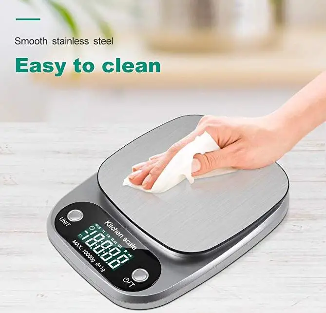 bsci factory supply hot selling lfgb pass color option stainless kitchen scale digital kitchen digital scale food scale