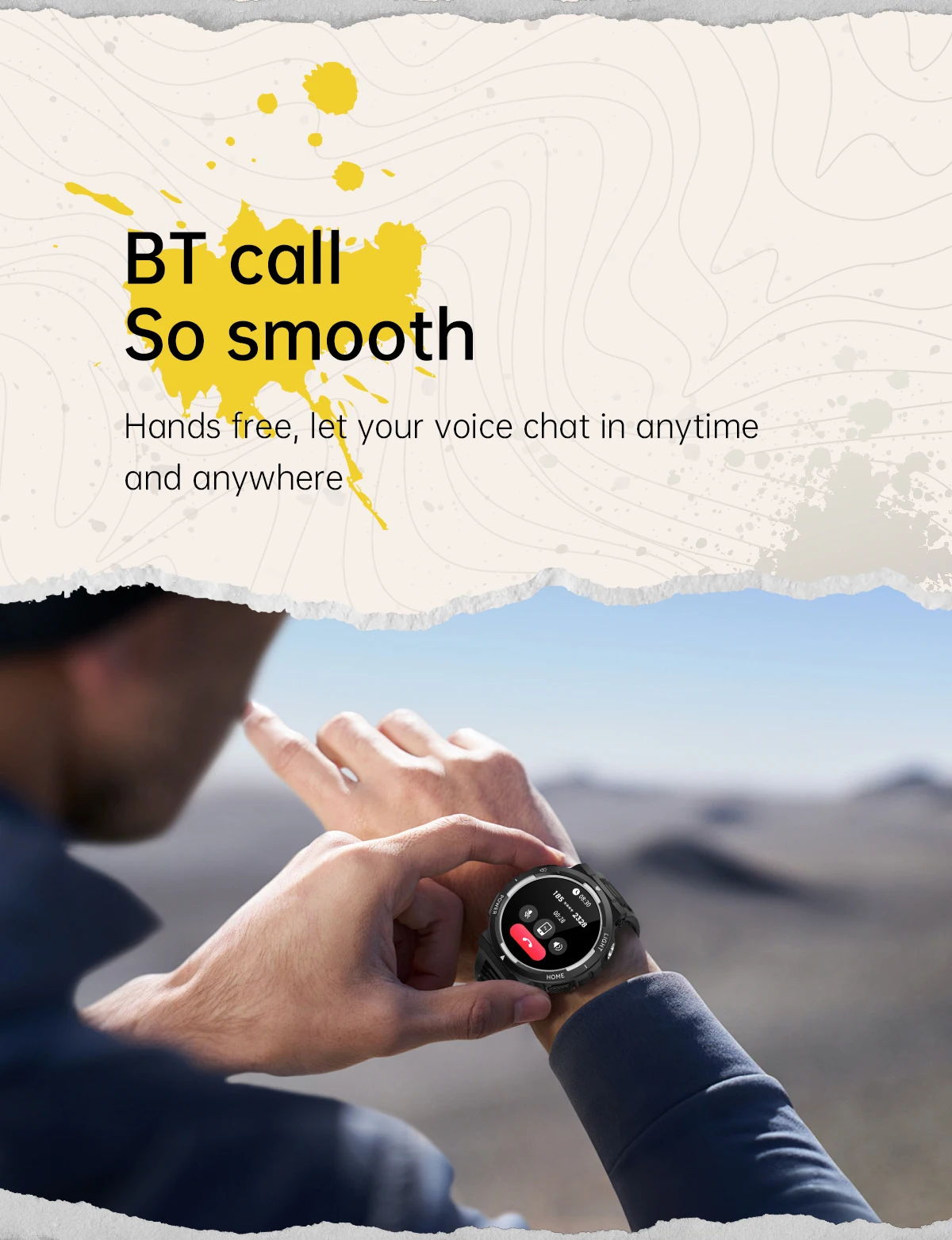 2026 KT75 Smart Watch with Flashlight 1.53