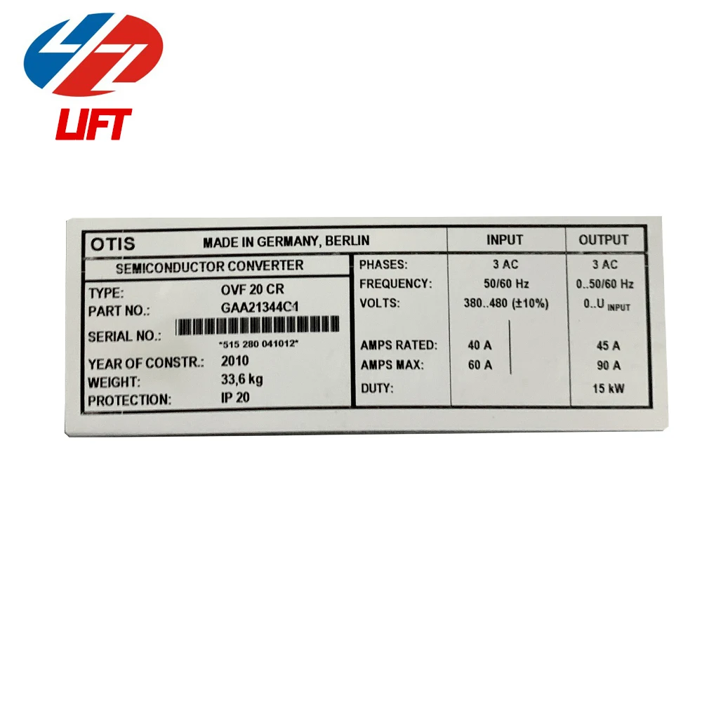 OVF20CR 15KW Elevator Drive  GAA21344C1  for Lift Inverter