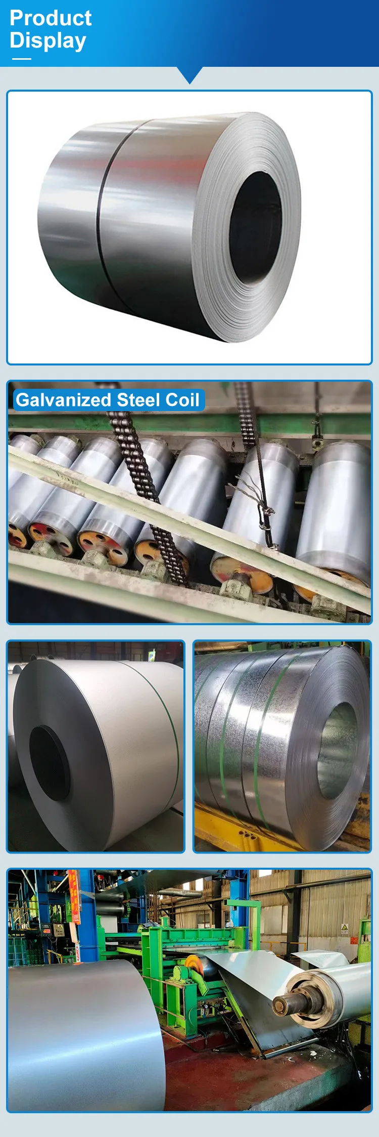 G Galvanized Steel Astm A Galvalume Steel Coil Az Thin Gauge