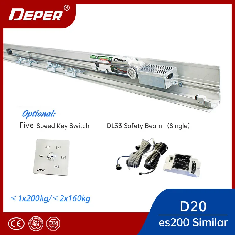 Economic Price D20 /ES200 Similar Easy Auto Motor Machine Automatic Sliding Door Systems With Aluminum Profile