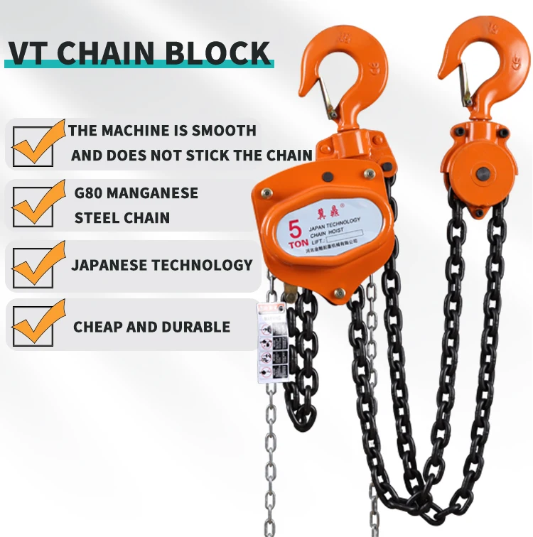 0.5 Ton To 10 Ton Hand Chain Block 1 Ton Vital Hand Chain Hoists Manual ...