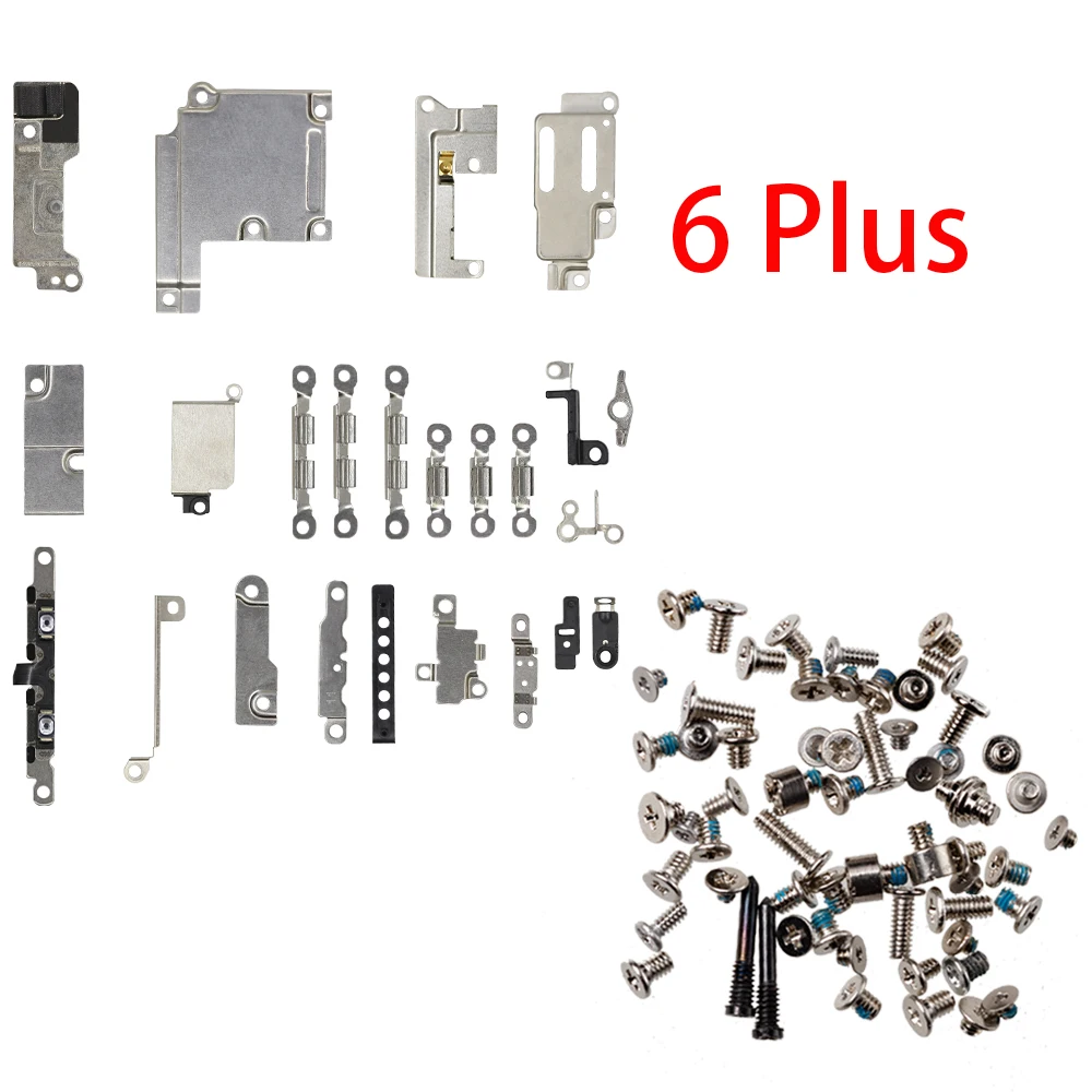 Full Set Inner Accessories For Iphone 6 6s 6p 7p 8p X Xs Max Pro 11 Pro  Metal Parts Bracket Shield Plate With Full Screws - Buy Inner Part Metal  Plate Cover