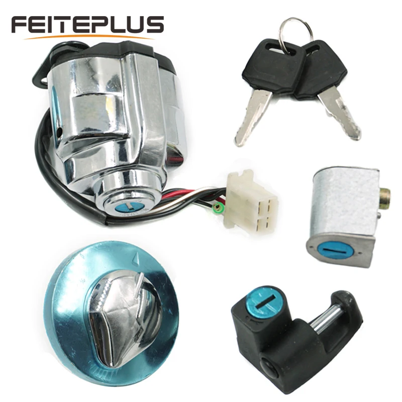 Ignition Fuel Gas Cap Steering Lock Set for Honda Shadow Steed VLX 600 ACE750