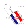 Drapeau de la Croatie