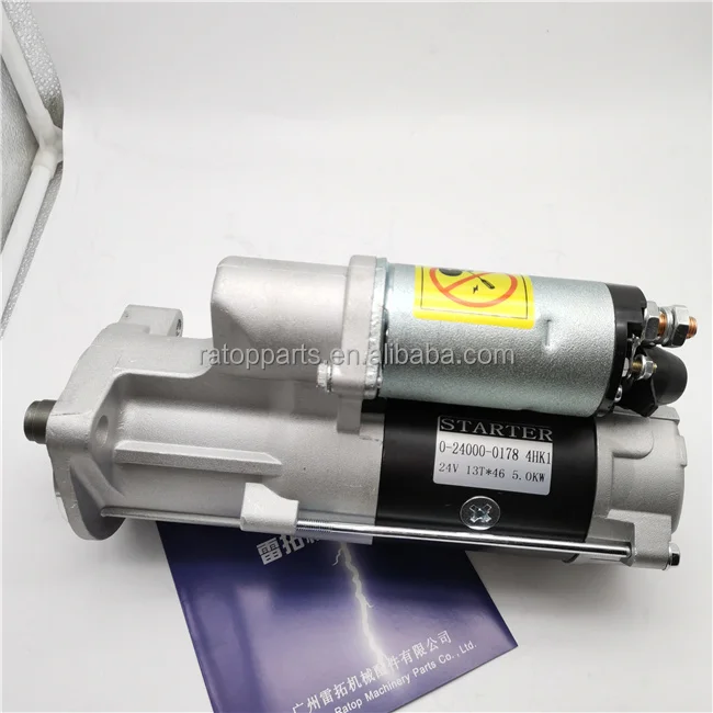 そた High Quality Stater Motor 8-98070321-1 for 4HK1 Engine