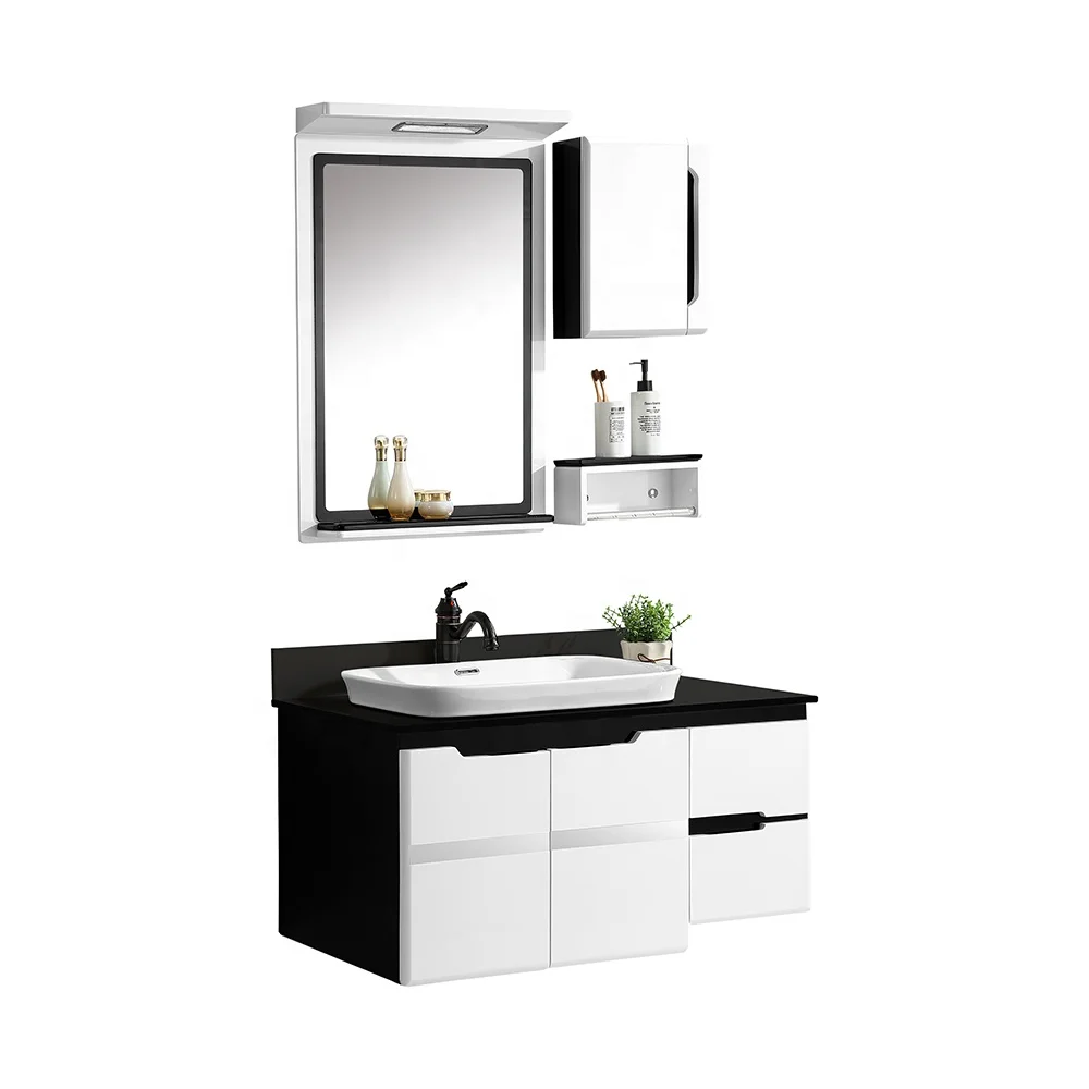 Pvc Bathroom Cabinet With Simple Design Aluminum Bathroom Vanity Buy Aluminum Bathroom Cabinet