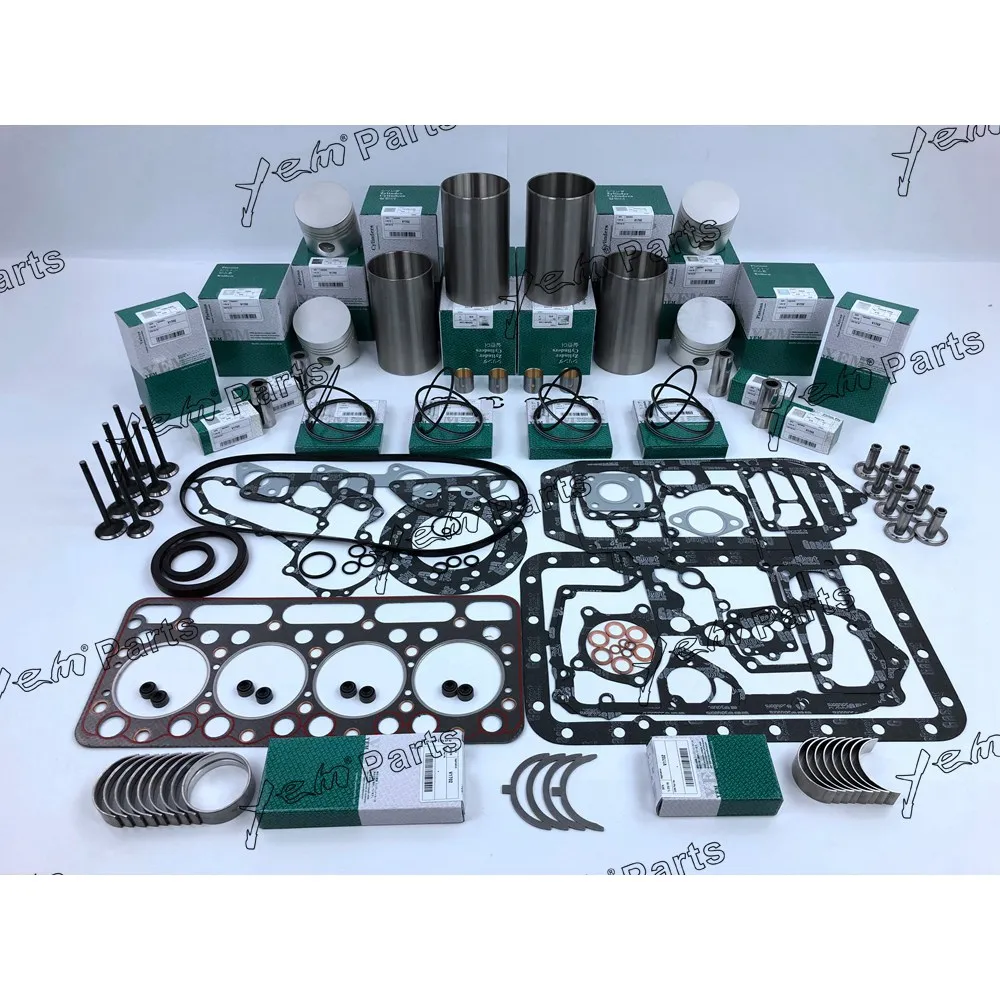 V1702 Overhaul Kit With Valves for Kubota Diesel Spare Part 5