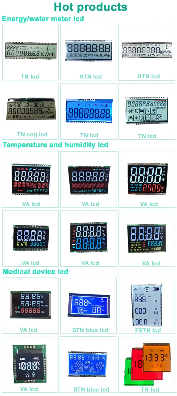 lcd panel india free sample