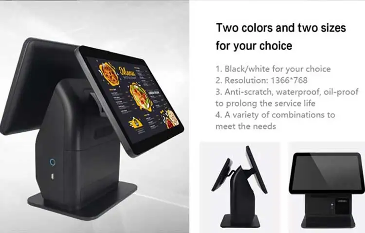 All in One Windows POS Machine with Printer - 15.6 Inch Touch Screen