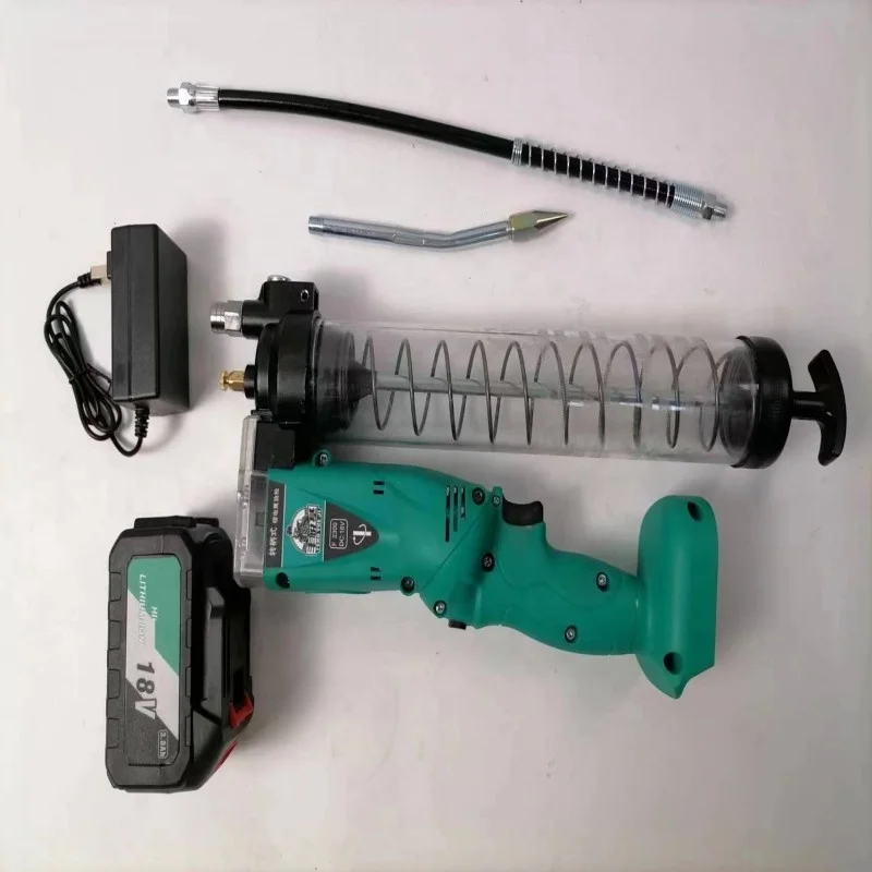 Перезаряжаемый беспроводной автоматический специальный Электрический пневматический масляный пистолет портативный литиевый аккумулятор высокого давления пневматический масляный пистолет