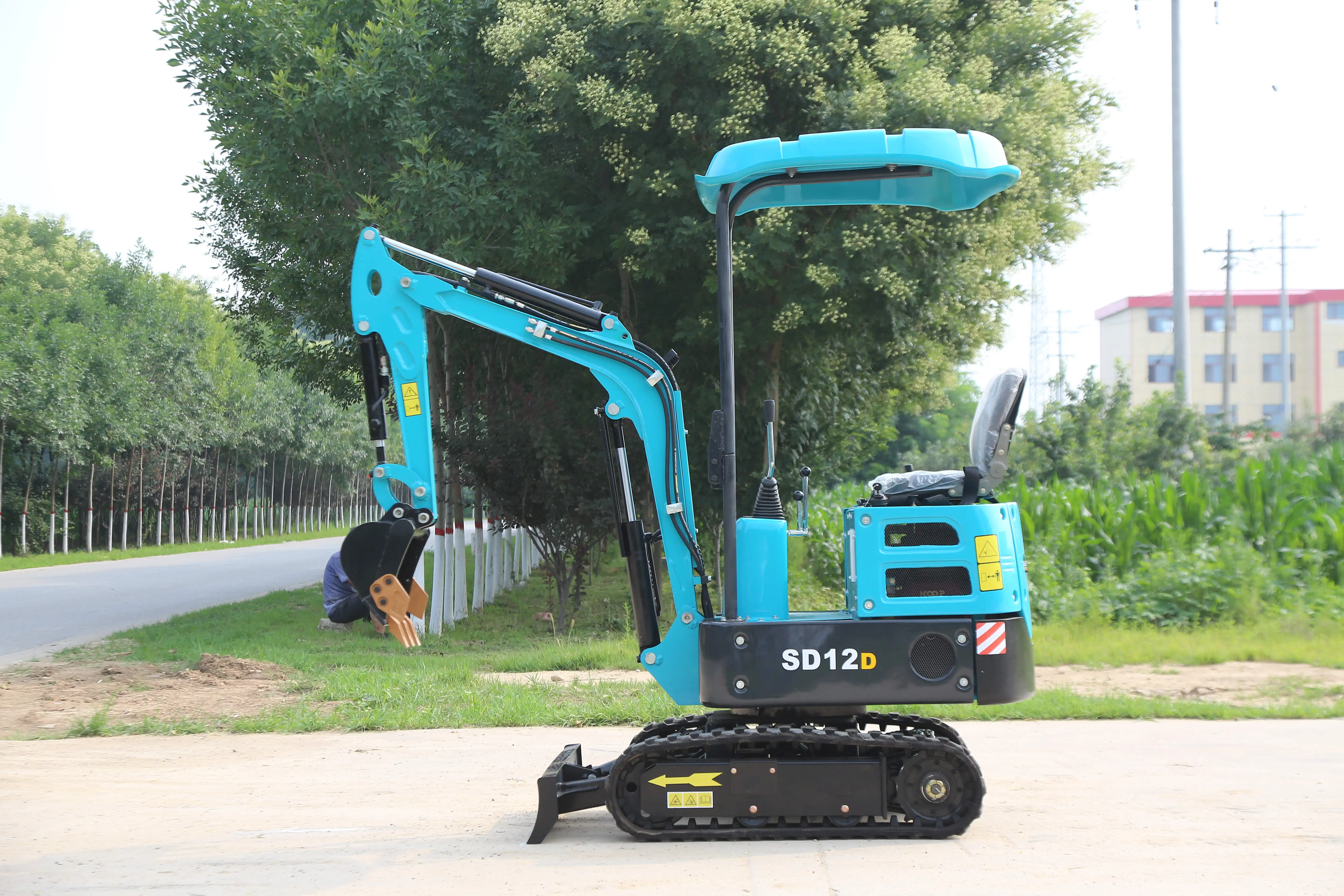 Mini Excavator Attachments 1 Ton with CE Certification for Garden and Farm Mini Excavator
