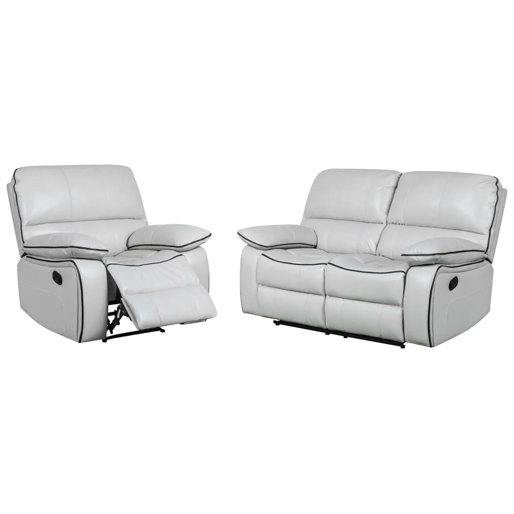 Home White Luxury Recliner Functional Customized Manual Or Electric