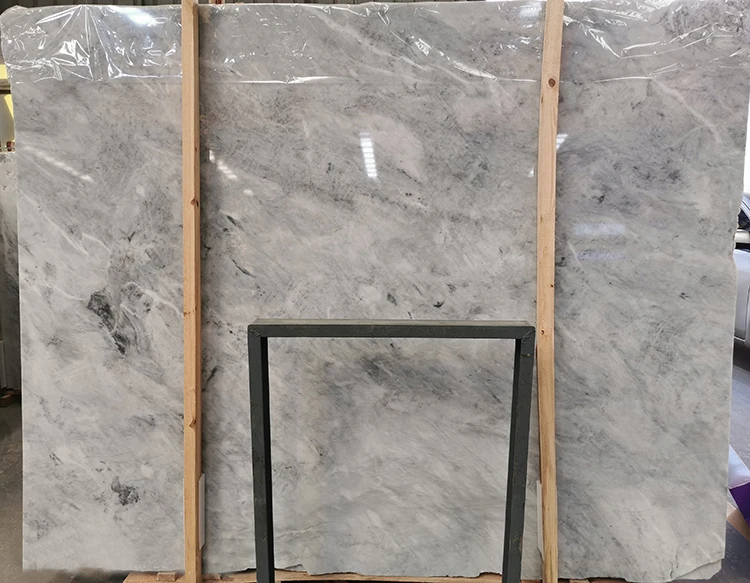 Chinese Natural Aquasol Quartzite Marble Fantasy Silver Grey Granite