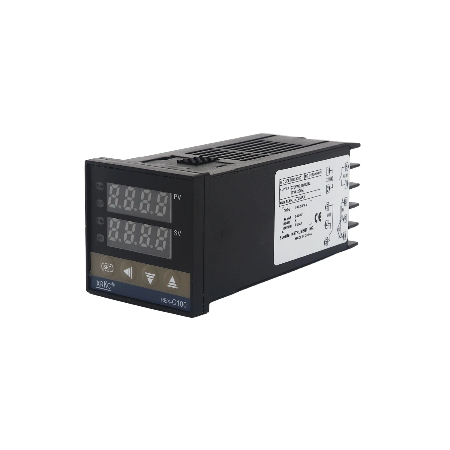 Temperature Controller Digital XRKC Rex-C100 K/PT100 Input PID Temperature Controller High Temperature Alarm Memory Function OEM
