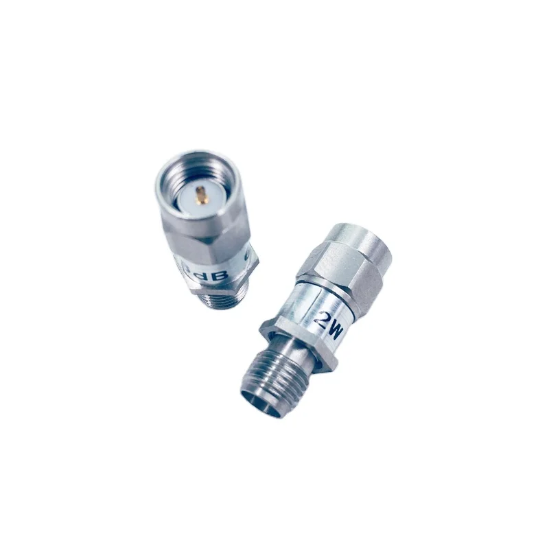 Attenuator Manufacture 2W 6dB DC-6GHz 3G 4G 5G 6G 8G 12.6G 18G 26.5G Stainless SMA Fixed Attenuator