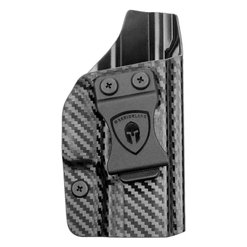 WARRIORLAND IWB Carbon Fiber Kydex Holster Inside Waistband Concealed Carry Holder Right Handed