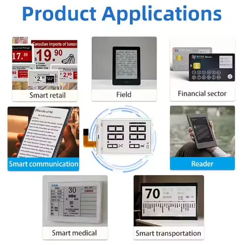 Factory Direct Supply AMOLED E-Ink Display Module Two Color Options Segment Screen Epaper