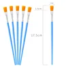 Blu (punta piatta grande 17 cm)